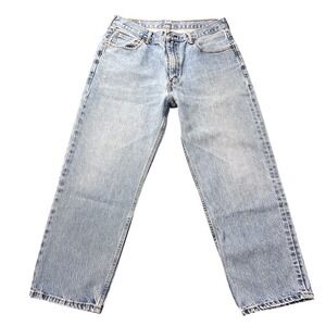 Levi Strauss 550 Mens 36x29 Jeans  Light Wash Relaxed Fit Denim